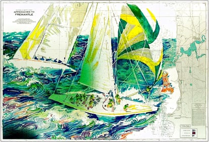 Leroy Neiman - America's Cup - Australia #2