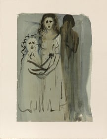 Salvador Dali - In the Clouds of Angry Ones