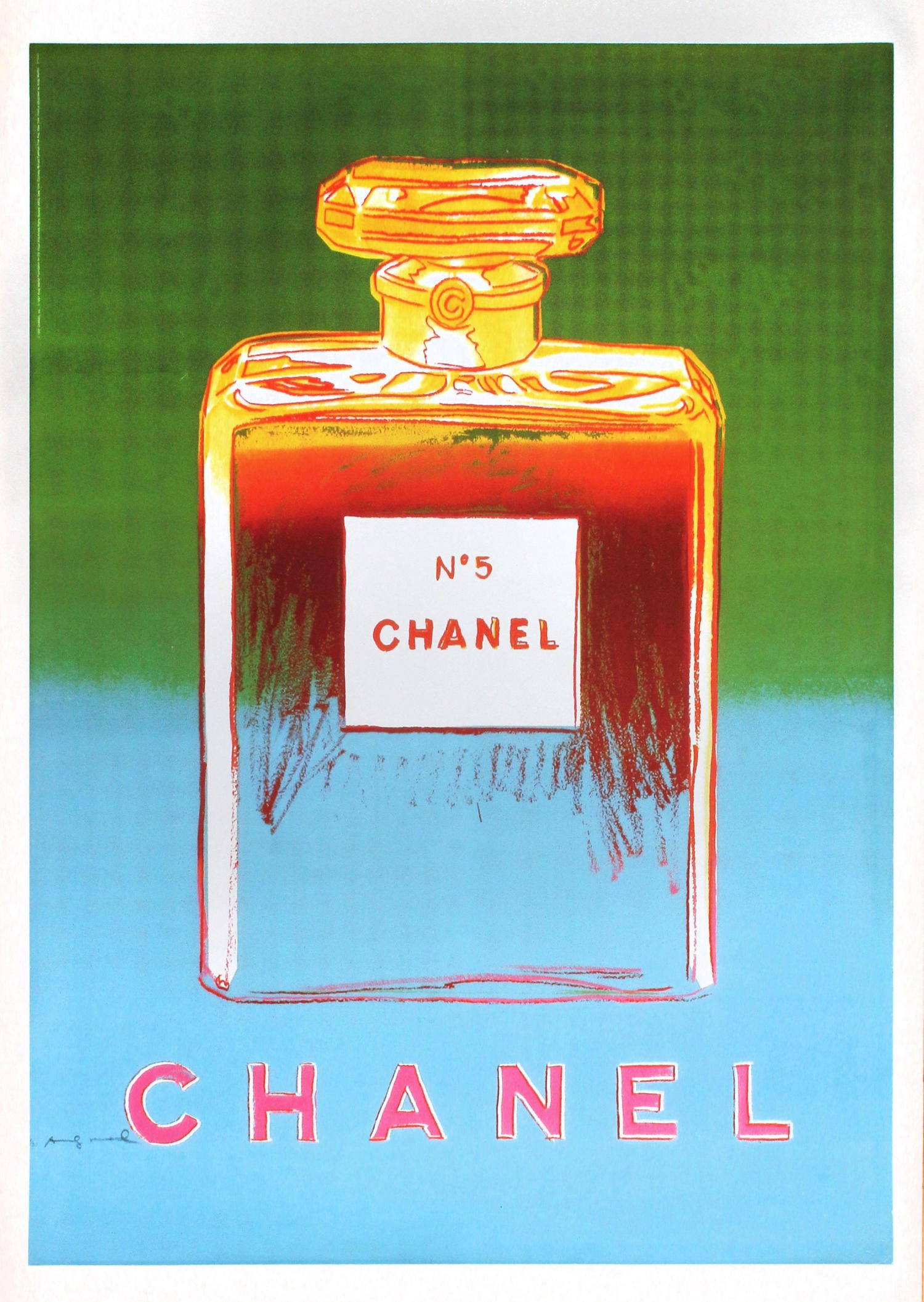 Andy Warhol (After) - Chanel No. 5: Artist: Andy Warhol (After) Title: Chanel No. 5 Year: 1997 Dimensions: 24.5in. by 31in. Publisher: Chanel Corporation France with permission from Warhol Foundation