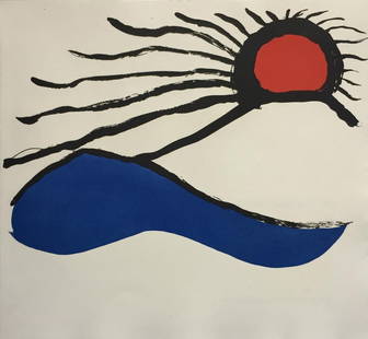 Alexander Calder - Untitled (Landscape): Artist: Alexander Calder Title: Untitled (Landscape) Year: 1976 Dimensions: 16 1/4in. by 17 3/4in. Edition: From the Rare Limited Edition of 200 Publisher: Maeg