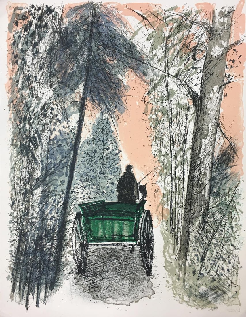 Guy Bardone - Untitled I from Le Grand Meaulnes: Artist: Guy Bardone Title: Untitled I from Le Grand Meaulnes Year: 1989 Dimensions: 16in. by 12in. Edition: From the Rare Limited Edition of 100 Publisher: Edit