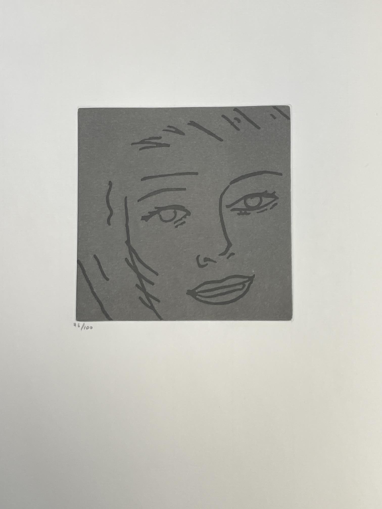 Alex Katz - Last Look: Artist: Alex Katz Title: Last Look Year: 2005 Dimensions: 9in. by 12in. Edition: From the rare limited edition of 100 Publisher: Arion Press Suite:</
