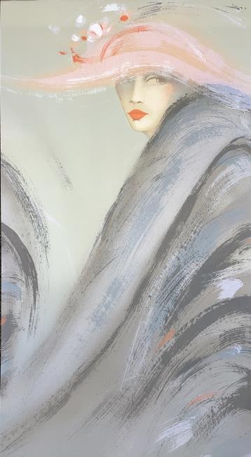 Vicky Montesinos - Woman with Pink Hat III (1 of 1)