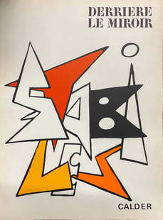 Alexander Calder - Untitled from 'Derriere le Miroir": Artist: Alexander Calder Title: Untitled from 'Derriere le Miroir" Year: c. 1971 Dimensions: 11in. by 15in. Edition: From the rare limited edition Publisher: Ga