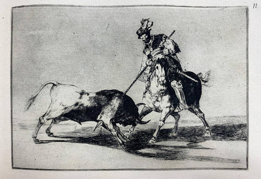 Francisco Goya- La Tauromaquia 11 Auction