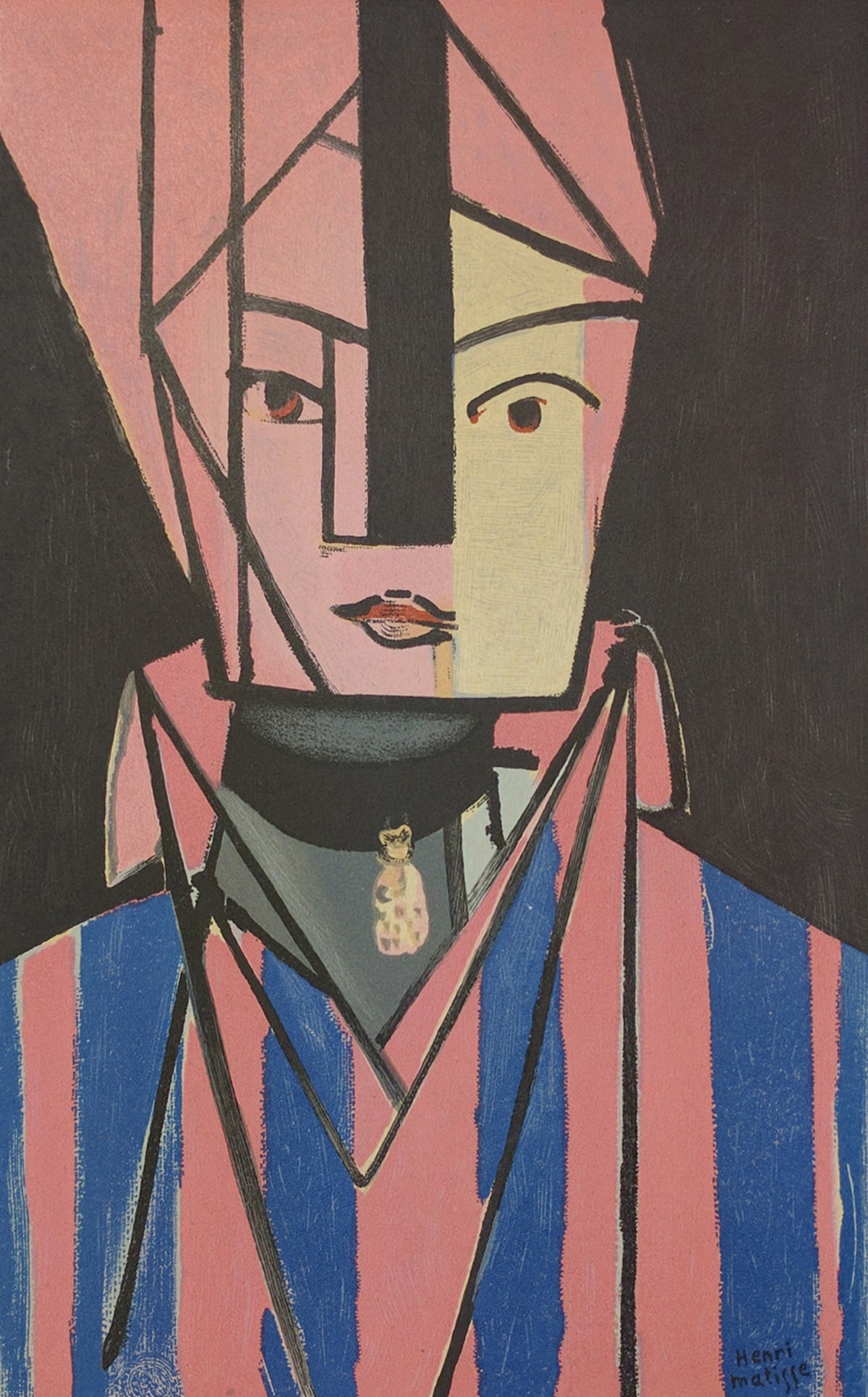 Henri Matisse (After) "White and Rose Head" (1 of 1)