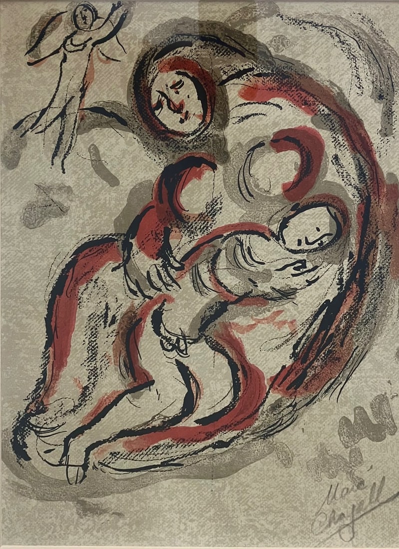 Marc Chagall - Hagar in the Desert (1 of 2)