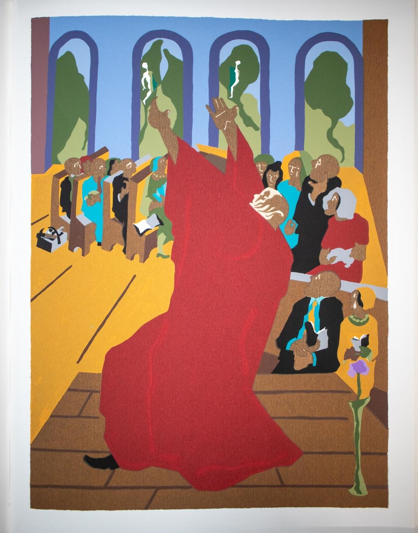 Jacob Lawrence - And God created man and woman. (1 of 1)