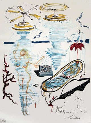 Salvador Dali - Liquid Tornado Bathtub (1 of 1)