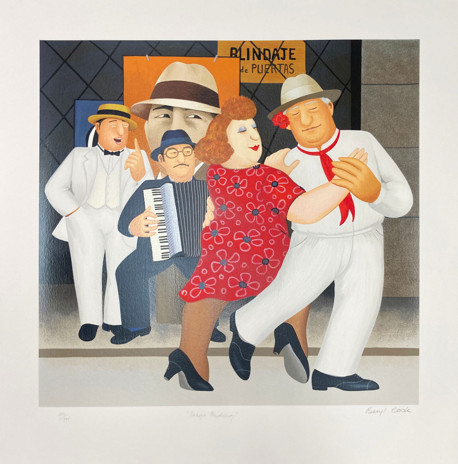 Beryl Cook - Tango Dancing (1 of 1)