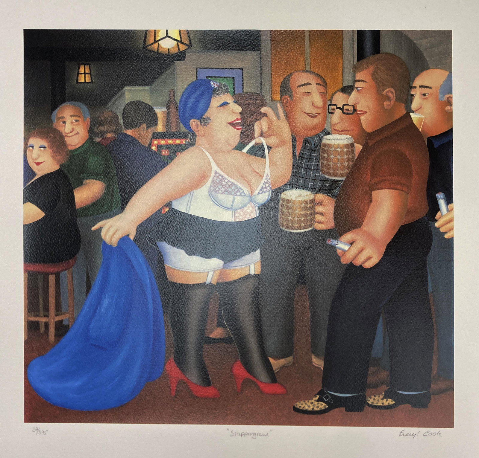 Beryl Cook - Strippergram (1 of 1)