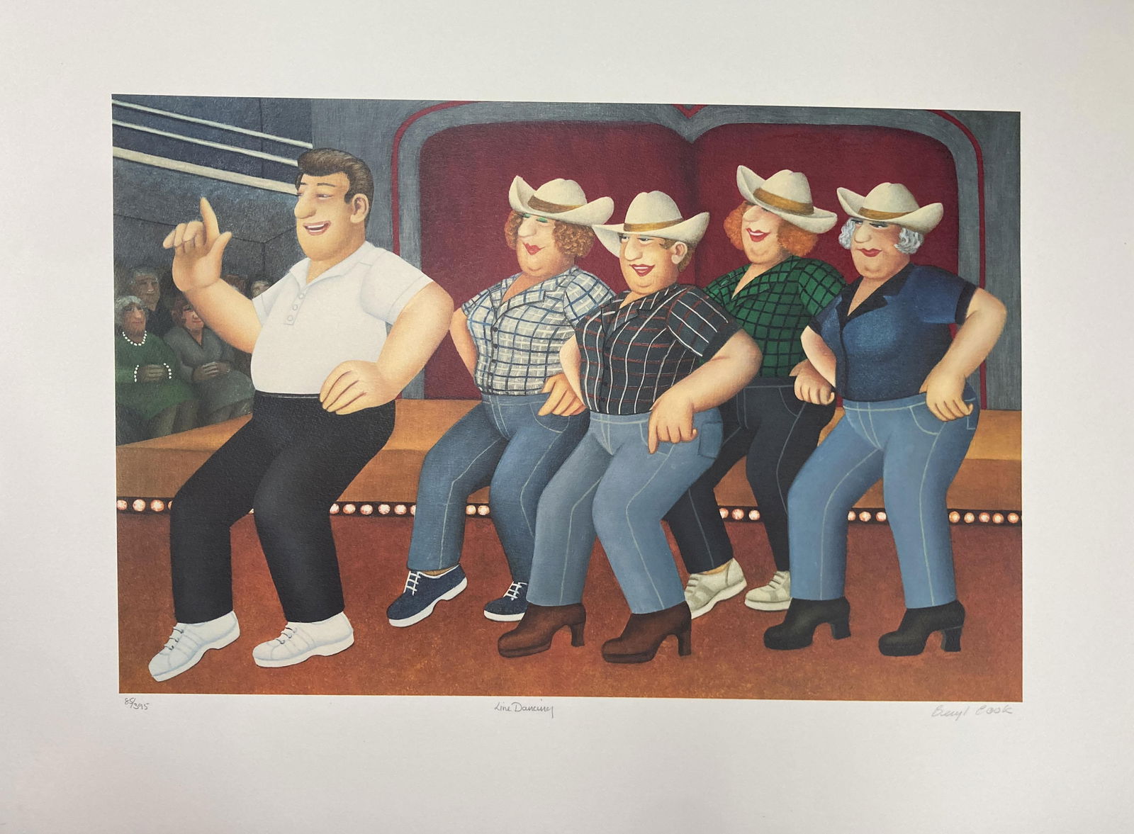 Beryl Cook - Line Dancing (1 of 1)