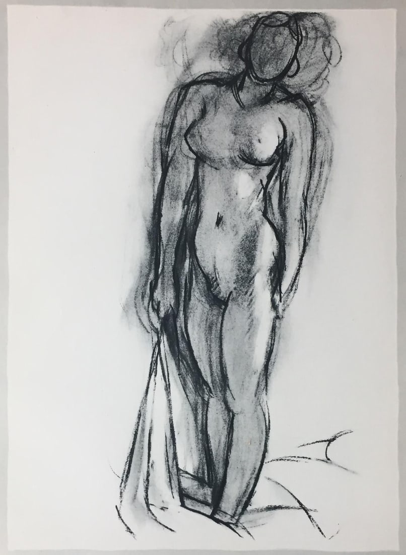 Henri Matisse - Untitled Nude (1938) (After): Artist: Henri Matisse Title: Untitled Nude (1938) Year: 1938 Dimensions: 14in. by 10 1/2in. Weight: 0 Edition: From the rare limited edition Suite:</