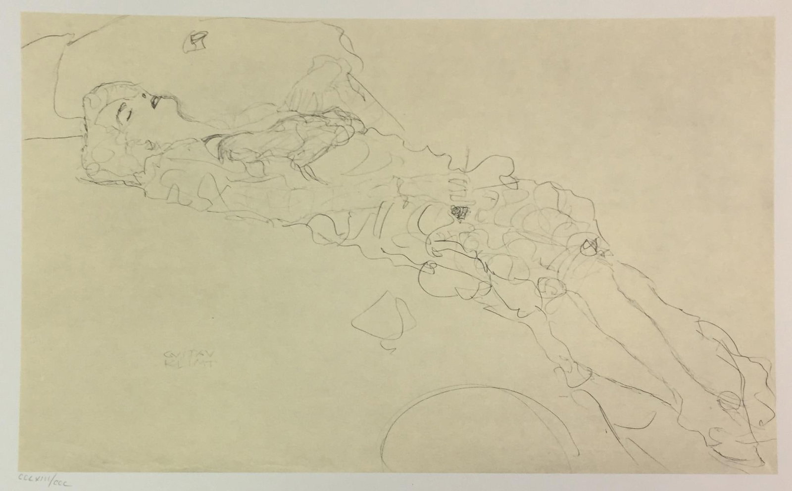 Gustav Klimt - Untitled Study (XXVIII) (After) (1 of 1)