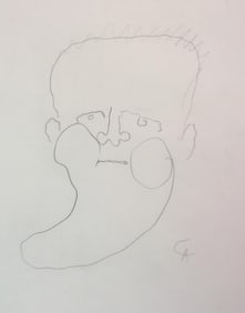 Alexander Calder - Portrait of James Jones