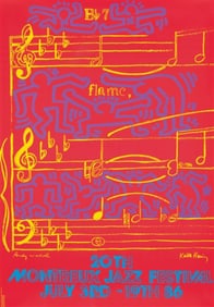 Keith Haring and Andy Warhol - Montreux Jazz Festival