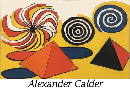 Alexander Calder - Pyramids & Spirales de Couleurs