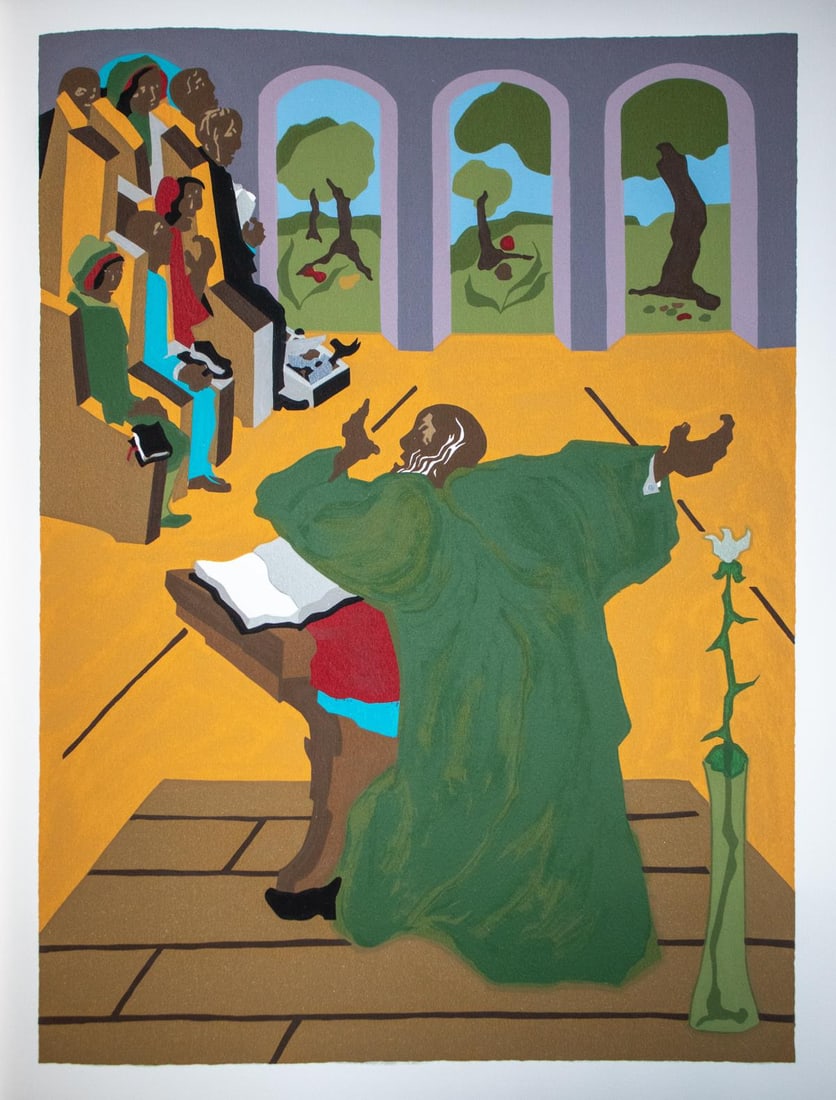 Jacob Lawrence - And God said "Let the earth bring (1 of 1)