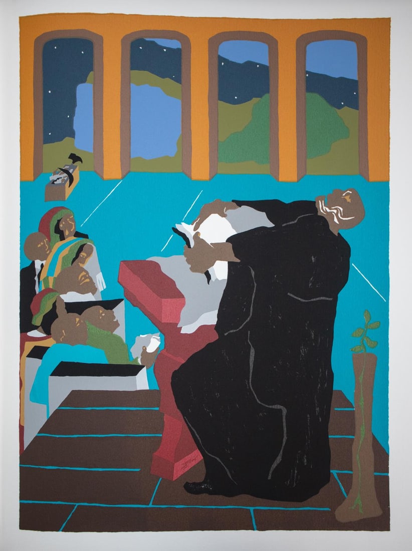 Jacob Lawrence - And God created the day and the night (1 of 1)