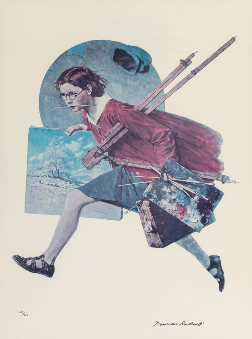 Norman Rockwell - Wet Paint (1 of 1)