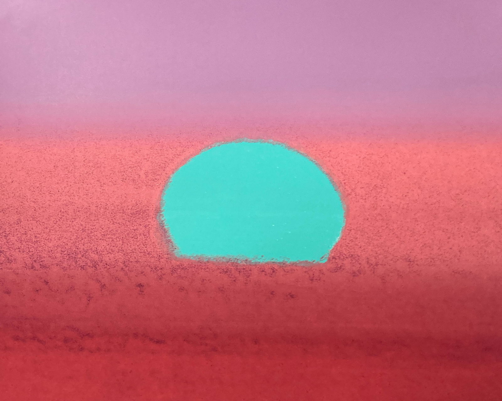 Andy Warhol (After) - Sunset: Artist: Andy Warhol (After) Title: Sunset Dimensions: 34in. by 34in. Edition: From the Rare Limited Edition Medium: Silkscreen on Lenox Museum Board Condition: