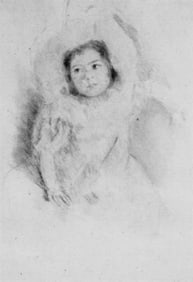 Mary Cassatt - Margot Wearing a Bonnet (No. 1)