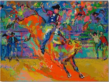 LeRoy Neiman - Adriano Bull Rider
