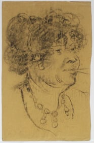 Georges Henri Manzana Pissarro - Untitled (Woman with