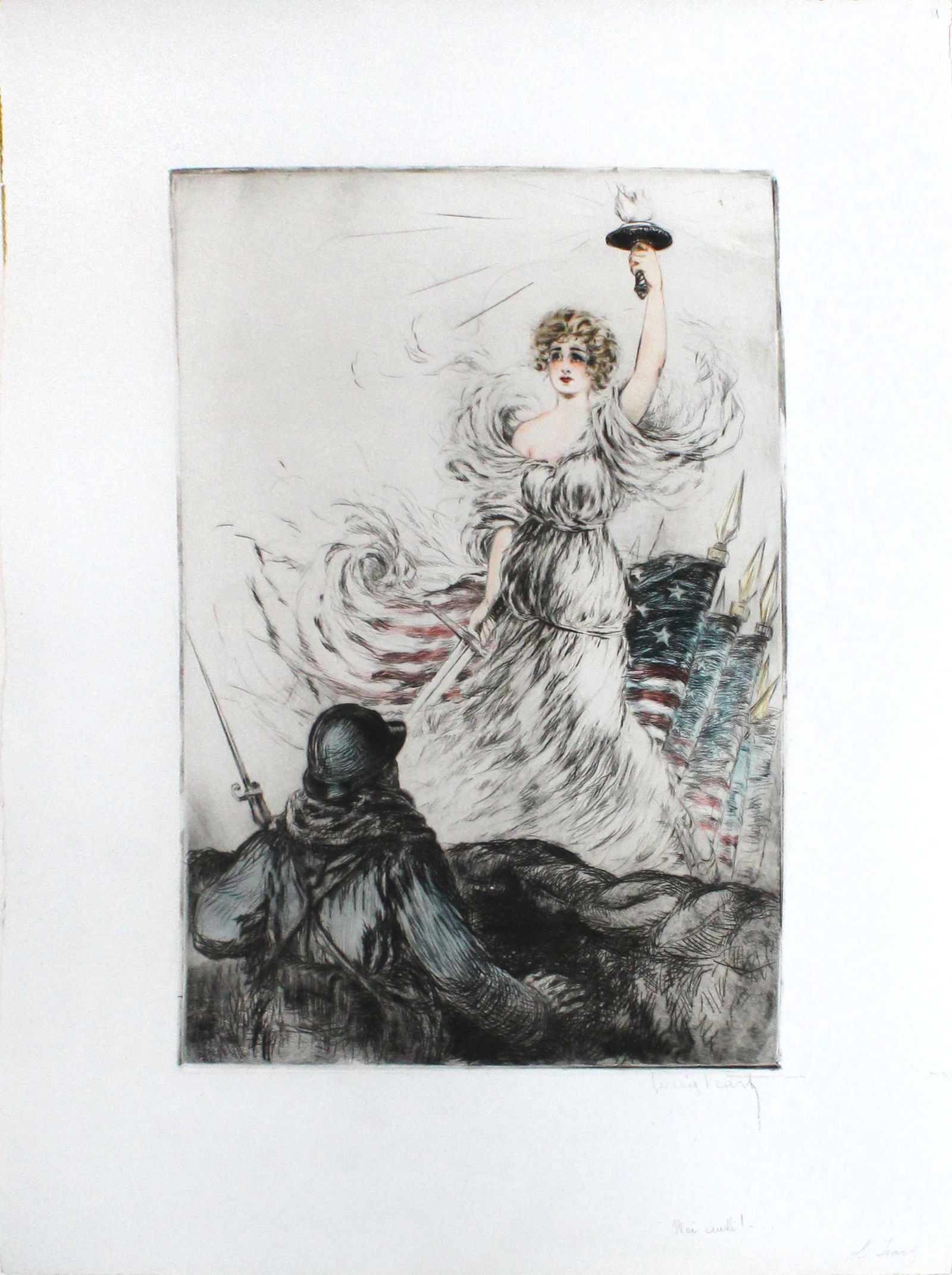 Louis Icart - Miss Liberty (1 of 2)
