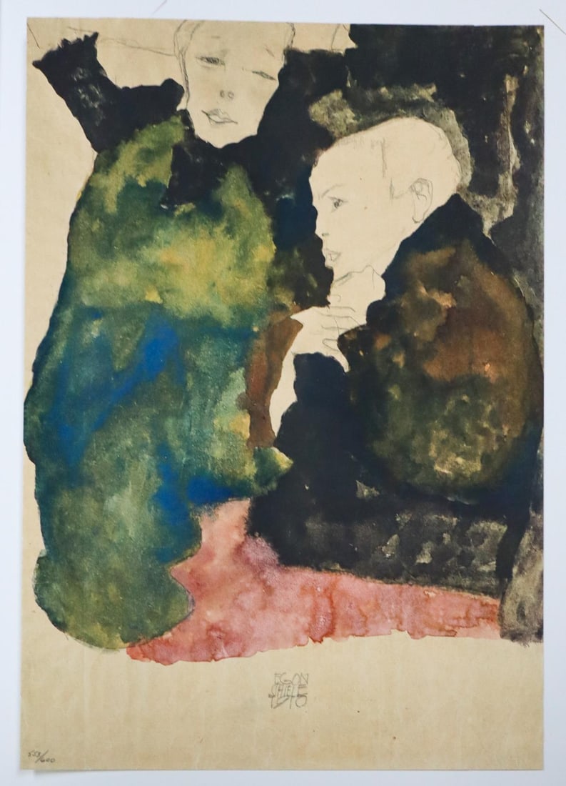 Egon Schiele (After) - Vorstadtkinder (1 of 3)