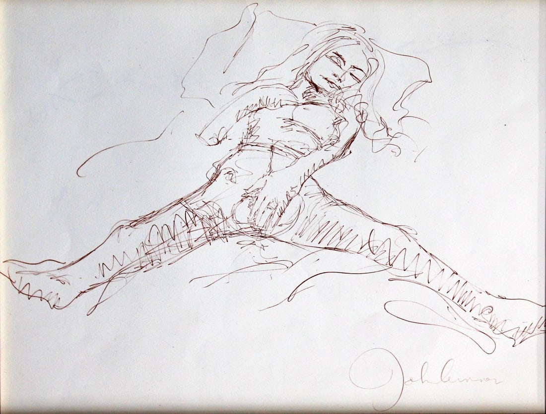 John Lennon - Bag one "Erotic 6" brochure: Artist: John Lennon Title: Bag one "Erotic 6" brochure Year: 1969 Dimensions: 8.5in. by 11in. Edition: From the rare limited edition Medium: Offset lithograph printed on pa