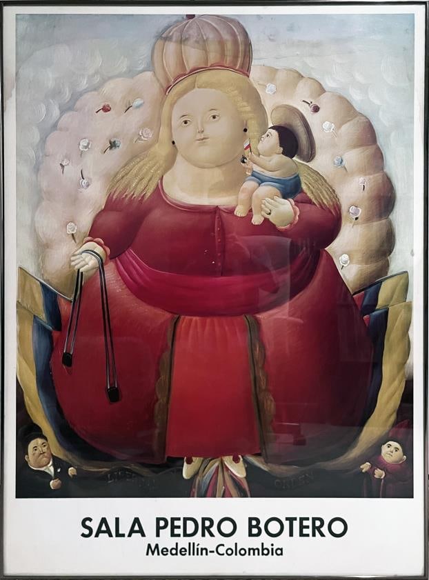 Fernando Botero - Sala Pedro Botero: Artist: Fernando Botero Title: Sala Pedro Botero Year: 1980s Dimensions: 33.5in. by 45in. Edition: from the limited edition Publisher: Harry N. Abrams Inc. New