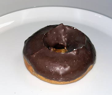 David Gilhooly - Chocolate Glaze Donut: Artist: David Gilhooly Title: Chocolate Glaze Donut Year: 1972-1980 Dimensions: 4 1/2 x 4 1/2 x 2 in. Edition: Original one-of-a-kind work of art Medium: Glazed