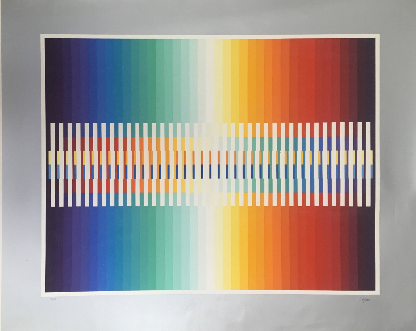 Yaacov Agam - Integrated Rainbow (1 of 1)