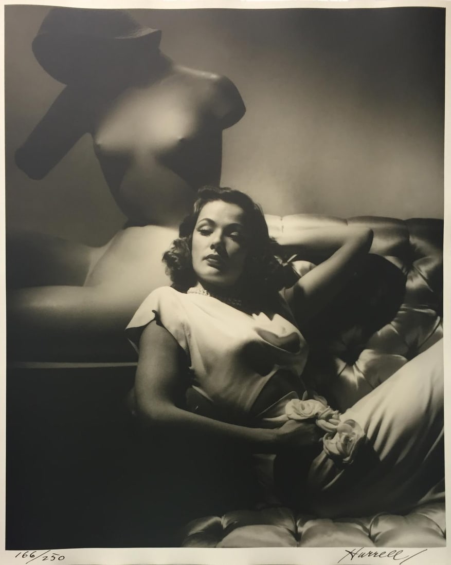 George Hurrell - Gene Tierney: Artist: George Hurrell Title: Gene Tierney Year: 1980 Dimensions: 16 1/4in. by 20in. Edition: From the Rare Limited Edition of 250 Publisher: Creative Art Image
