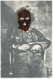 Adam Helms - Bloody Bill Anderson Balaclava: Artist: Adam Helms Title: Bloody Bill Anderson Balaclava Year: 2007 Dimensions: 29 7/8 x 19 7/8 in. Edition: From the rare limited edition of 50 Medium: Origina