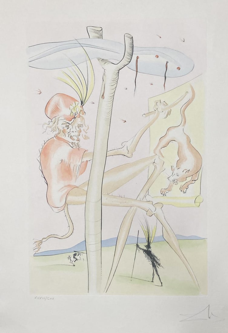 Salvador Dali - Le Singe et le Leopard (1 of 3)