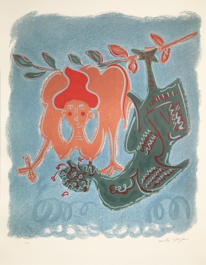 Andre Masson - Metamorphosis: Artist: Andre Masson Title: Metamorphosis Year: 1971 Dimensions: 25 1/2in. by 19 1/2in. Edition: Numbered from the Rare Limited Edition of 80 Publisher: Propyla