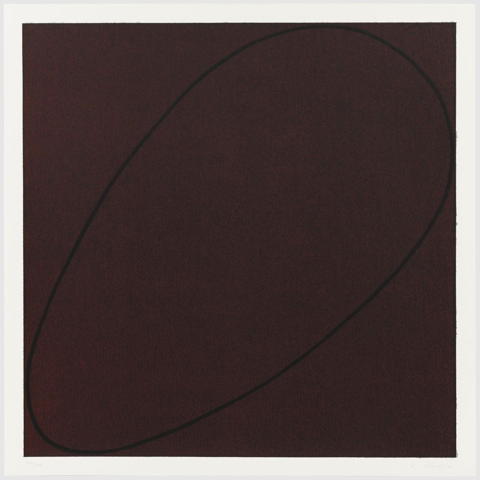 Robert Mangold - Untitled from "4x4x4": Artist: Robert Mangold Title: Untitled from "4x4x4" Year: 1990 Dimensions: 47 5/8in. by 47 13/16in. Edition: From the limited edition of 100 Publisher: Parasol