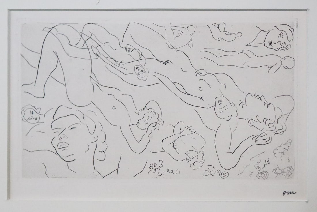 Henri Matisse (After) - Etudes pour "Poesies: Artist: Henri Matisse (After) Title: From the Etudes pour "Poesies" Year: 1987 Dimensions: 10in. by 6.5in. Edition: From the rare limited edition of 125 Medium: