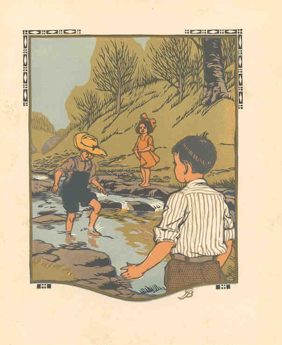 Gustave Baumann - May: Artist: Gustave Baumann Title: May Year: 1912 Dimensions: 8 Comes with Letter of Authenticity, Guaranteed in Perpetuity