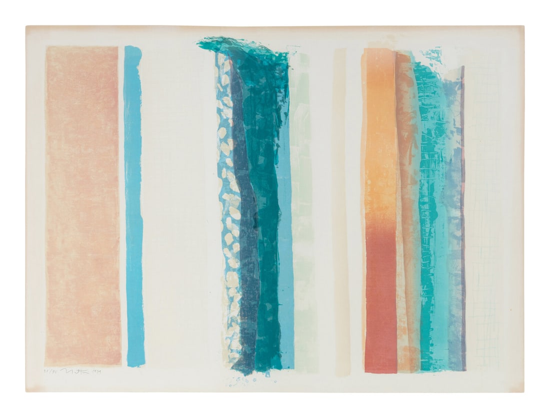 Robert Natkin - Untitled: Artist: Robert Natkin Title: Untitled Year: 1979 Dimensions: 27 x 37 1/2 in. Edition: 51 from the limited edition of 75 Medium: Lithograph in colors on paper