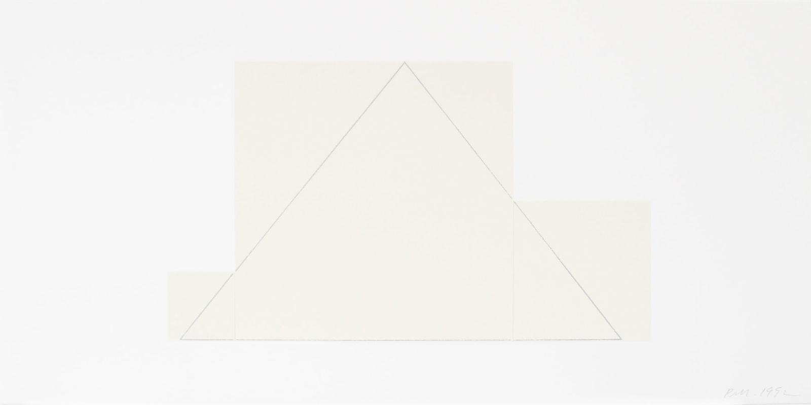 Robert Mangold - Untitled from "A Book of Silk Screen: Artist: Robert Mangold Title: Untitled from "A Book of Silk Screen Prints" Year: 1992 Dimensions: 24in. by 11.5in. Edition: From the limited edition of 300 Publishe