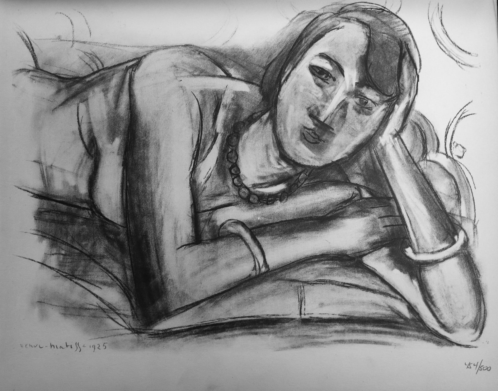 Henri Matisse - Dessin from "XX Siecle No .4" (After) (1 of 1)