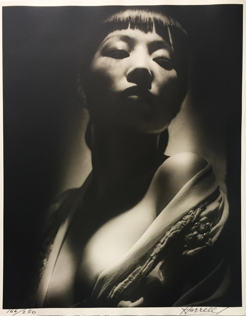George Hurrell - Anna May Wong: Artist: George Hurrell Title: Anna May Wong Year: 1980 Dimensions: 16 1/4in. by 20in. Edition: From the Rare Limited Edition of 250 Publisher: Creative Art Imag