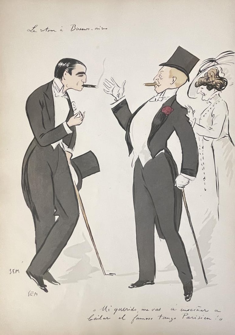 Sem (Georges Goursat) - Plate 1 From Tangoville (1 of 1)