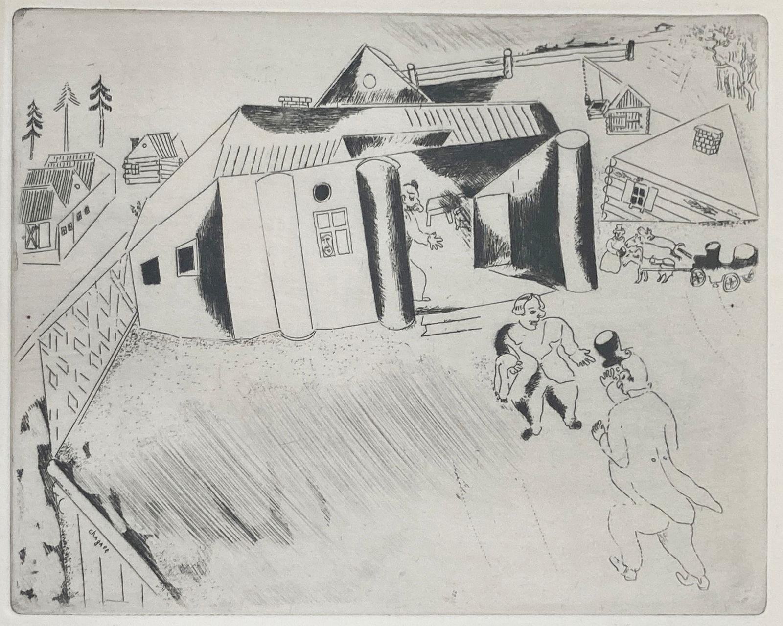 Marc Chagall - La Maison de Sobakevitch (1 of 1)