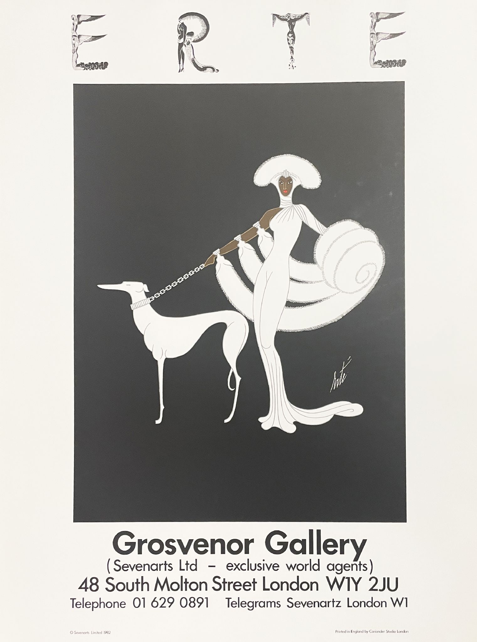 Erte - Grosvenor Gallery Poster (1 of 1)