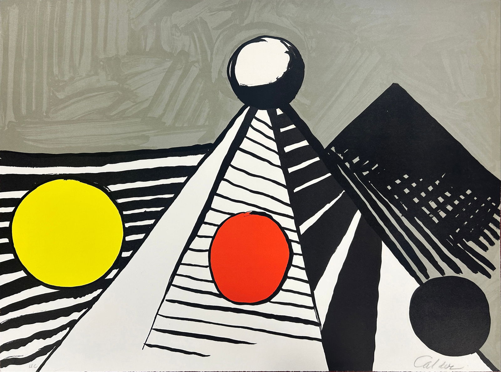 Alexander Calder - Le Bateau lavoir (The Laundry Boat): Artist: Title: Le Bateau lavoir (The Laundry Boat) Year: 1969 Dimensions: 21 9/10in x 29 3/5in Edition: Hors d'Commerce Aside