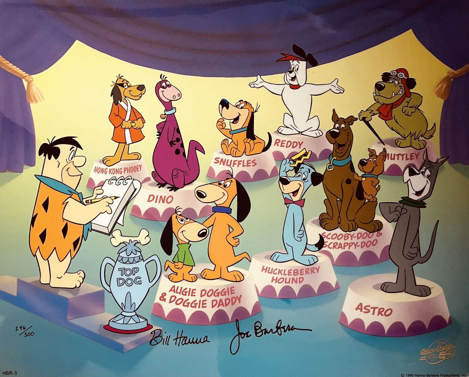 Bill Hanna & Joe Barbera - Original Disney Cel (Hand Painted and Signed) (1 of 3)
